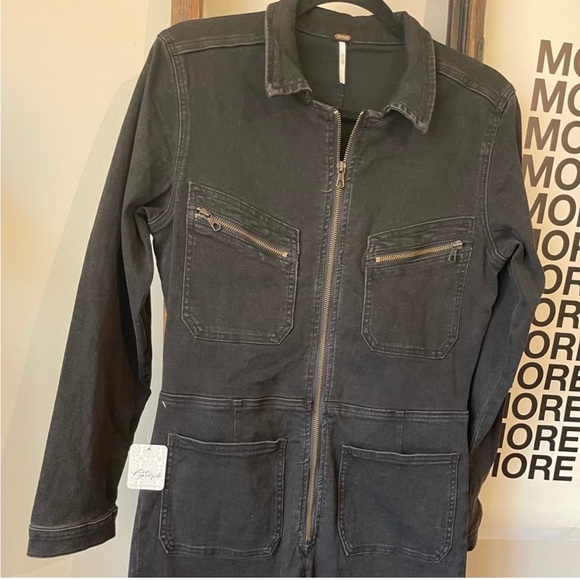 Free People Lennox Jumpsuit in Black - Picture 6 of 8